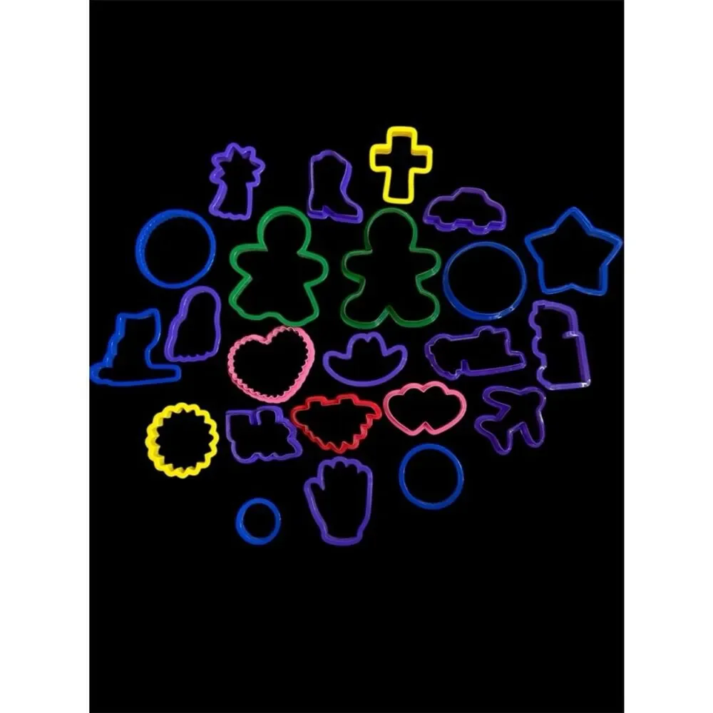 Assorted Kids Cookie Cutters Multicolor Set of 23!